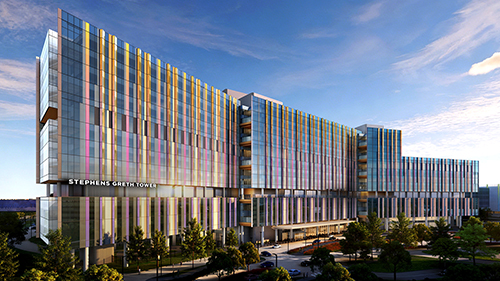 Children's Health New Pediatric Campus rendering