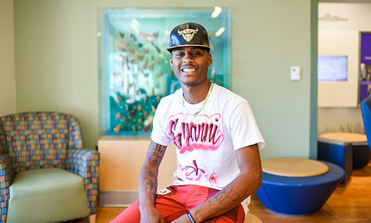 Thumbnail for A patient's artwork inspires others to keep fighting