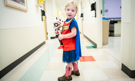 Thumbnail for Klara's bravery through cystic fibrosis makes her a real-life superhero